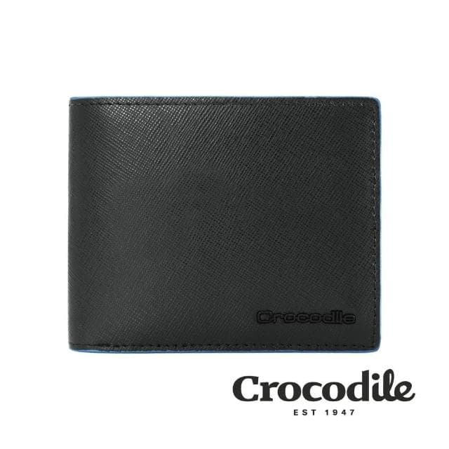 【Crocodile】鱷魚皮件 男生錢包 短夾 多款賣場 Titan系列 0103-105-黑色多款任選 男生禮物推薦