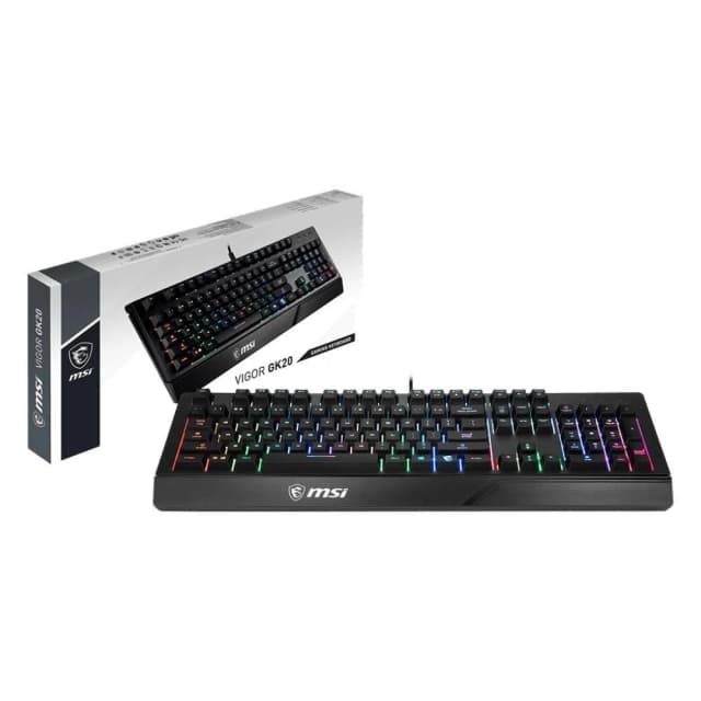 【MSI 微星】微星鍵盤滑鼠滑鼠墊耳機組合包 GK GD GH 10 20 30 40 50 60 各系列便宜販賣