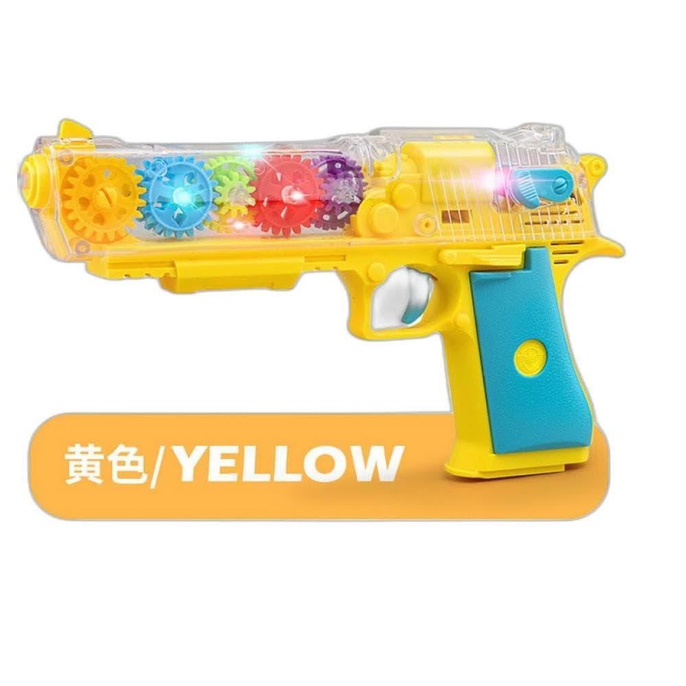 [兒童節玩具] 齒輪發光手槍 手槍玩具 男生玩具 兒童玩具 禮物 兒童節 聖誕節 發光手槍 齒輪玩