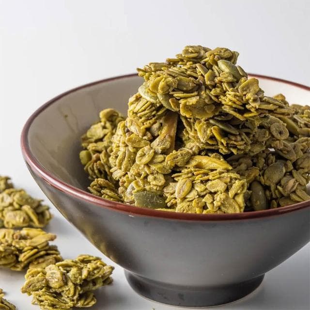 【GRANOLA GAGA 穀卡卡】燕麥脆片500g (抹茶大豆;高纖低卡/植物蛋白/早餐麥片/零嘴餅乾)