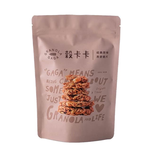 【GRANOLA GAGA 穀卡卡】燕麥脆片200g (經典原味;高纖低卡/植物蛋白/早餐麥片/零嘴餅乾)