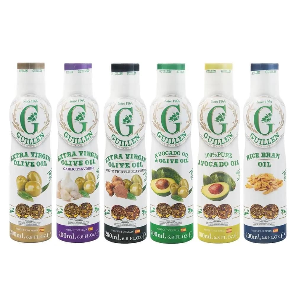 西班牙 Guillen 噴霧式油品200ml (酪梨/橄欖/玄米/松露/香蒜;酪梨油/橄欖油/噴霧油/氣炸鍋專用)