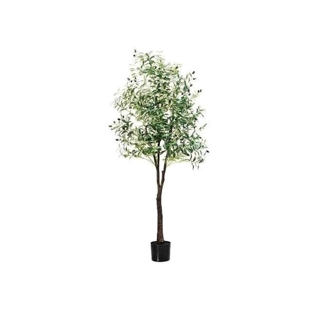 廠家直銷/免運  店長推薦 筠釵仿真綠植橄欖樹室內高端輕奢客廳裝飾 擺件 高品質仿生植物盆栽