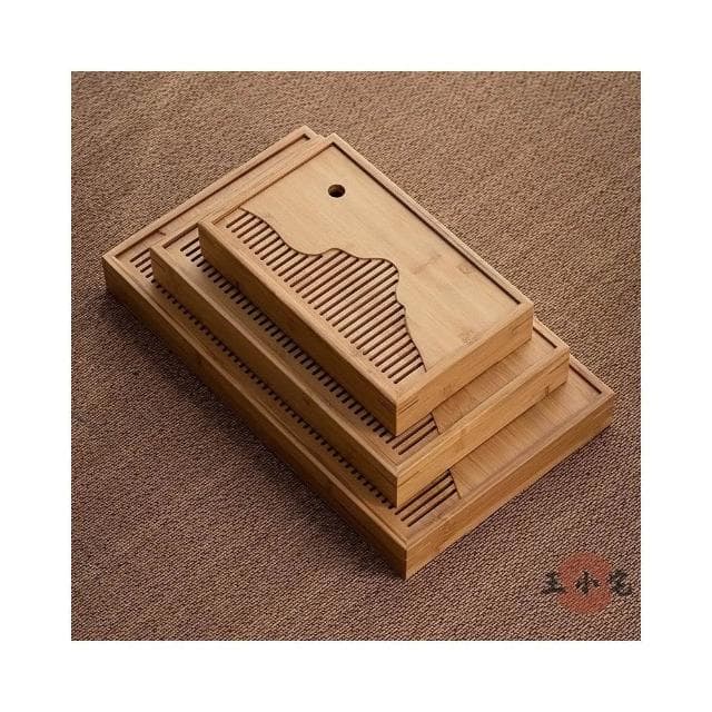 泡茶盤 免運 木制竹制茶盤 茶具組 茶托 茶臺 竹制茶盤 家用 簡易蓄儲水小型茶臺 托盤 功夫茶具 干泡盤 茶海