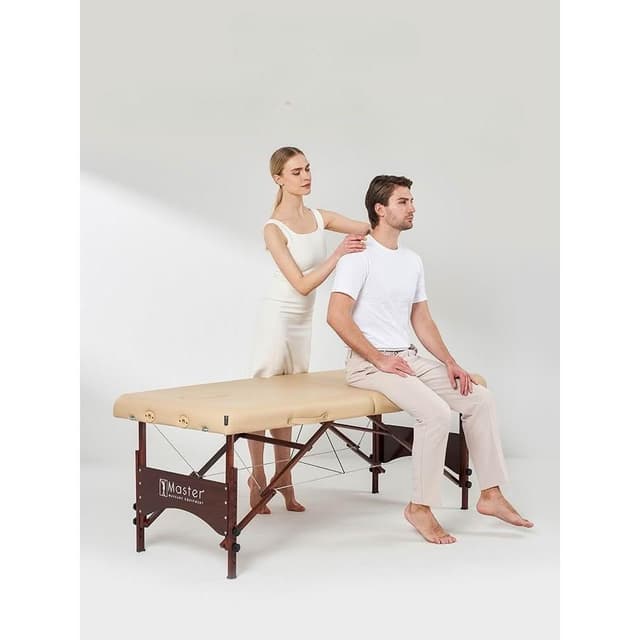 折疊床按摩床家用美容床理療床實木推拿床可攜式美體床