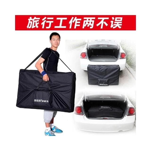 美知然可折疊按摩床家用可攜式推拿理療床紋身紋繡美容床實木手提