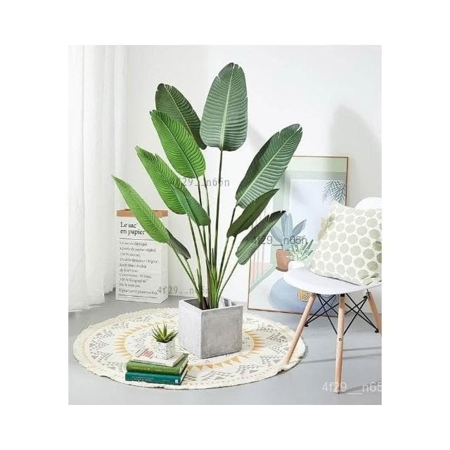 免運包稅 含發票 仿真綠植  假植物 旅人蕉仿生綠植盆栽 大型室內裝飾擺件假樹仿真樹