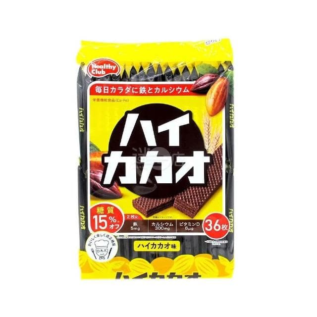 【Hamada 哈馬達】威化餅36枚 骨香草 鐵巧克力 鈣+鐵苦巧克力