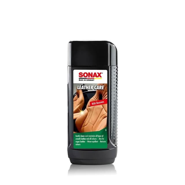 【SONAX】頂級滋潤皮革乳 內裝皮椅 皮製品 (真皮 / 合成皮) 頂級蜂蠟 深層滋潤養護 還原色澤 不油膩 真皮活化乳