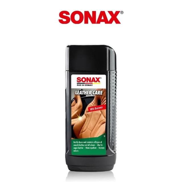 【SONAX】頂級滋潤皮革乳 內裝皮椅 皮製品 (真皮 / 合成皮) 頂級蜂蠟 深層滋潤養護 還原色澤 不油膩 真皮活化乳
