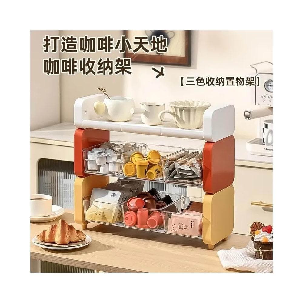 免運 亞克力桌面置物架 多層桌面置物架茶具收納架家用桌面多功能置物架 亞克力材質