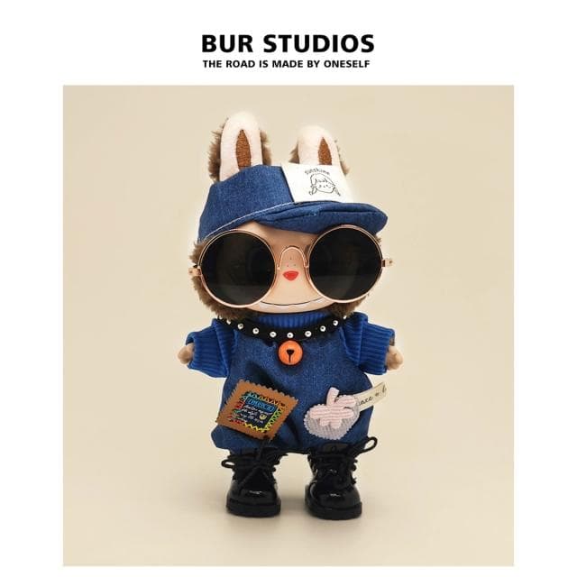 四季風精選好物 泡泡馬特拉布布衣服labubu娃衣替換馬卡龍坐坐派對掛件玩偶換裝替