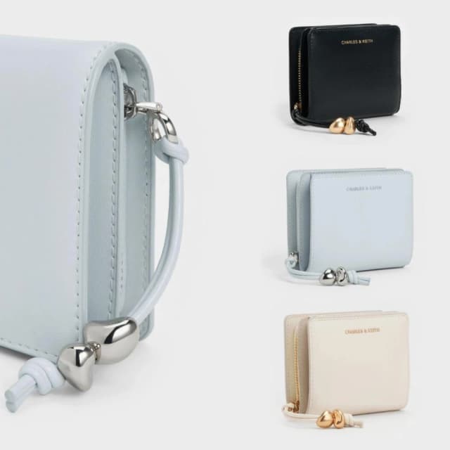 【CHARLES & KEITH】Charles ＆ Keith 小CK Augustine 短夾 3色