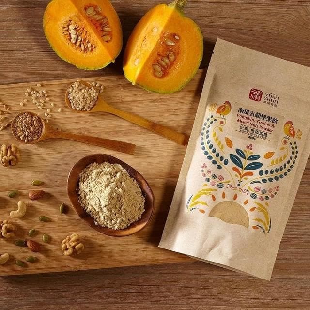 【源順】南瓜五穀堅果飲400g-6入組 (全素/無糖/五穀粉/精力湯)