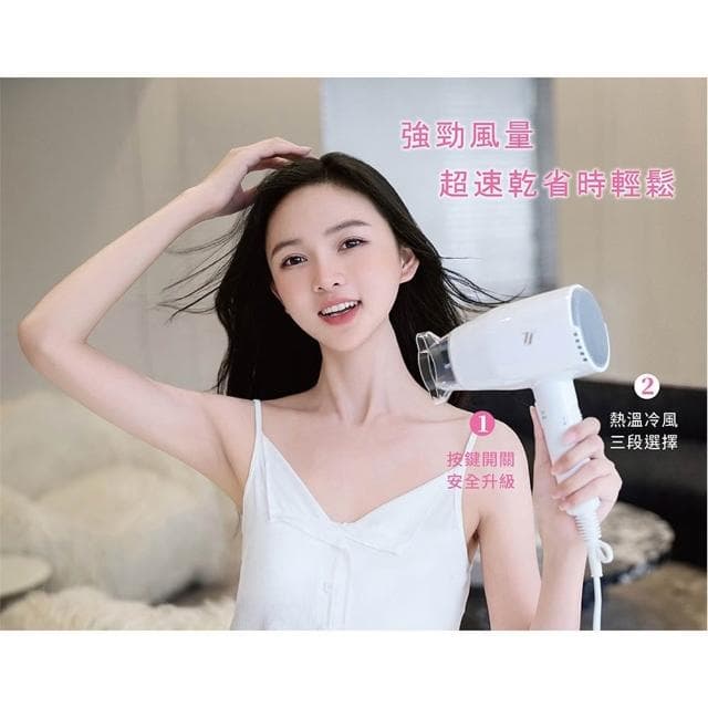 【達新牌】達新牌 掛壁式吹風機 (按鍵開關) TS-1899P