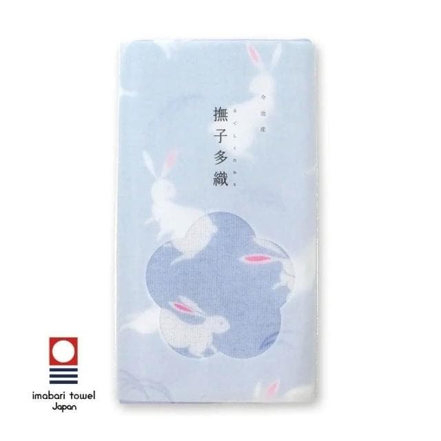 日本 撫子多織 紗布毛巾 34x90cm (兔子;今治毛巾/口水巾/洗臉巾/彌月禮/宮本株式會社)