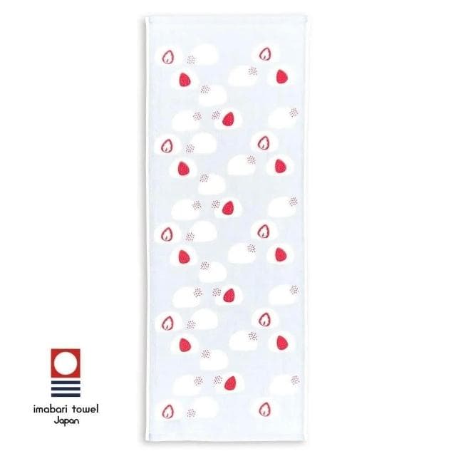 日本 撫子多織 紗布毛巾 34x90cm (草莓;今治毛巾/口水巾/洗臉巾/彌月禮/宮本株式會社)