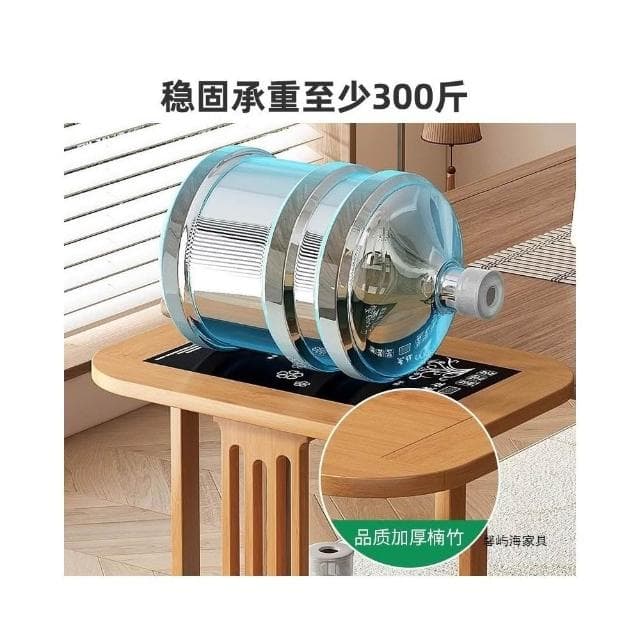 實木移動茶水櫃茶桌邊櫃泡茶臺家用燒水壺一體邊櫃辦公室茶具置物S1