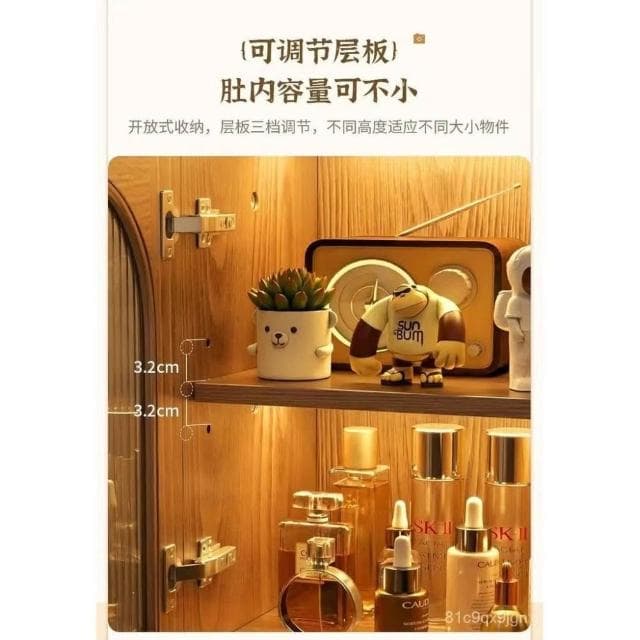 免運 創意木質家具 喬遷禮物 冬木機器人床頭櫃帶燈全實木邊幾側邊櫃客廳電視置物櫃創意床頭櫃 大眼睛叉腰床頭櫃 木邊幾