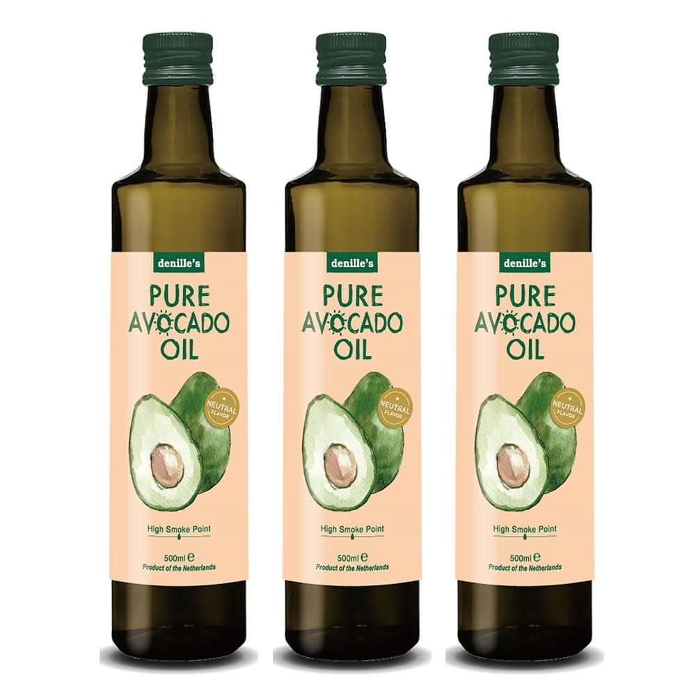 【denille’s picks】丹尼爾 烹調酪梨油 500ml-3入組 (冷壓酪梨油/全素)