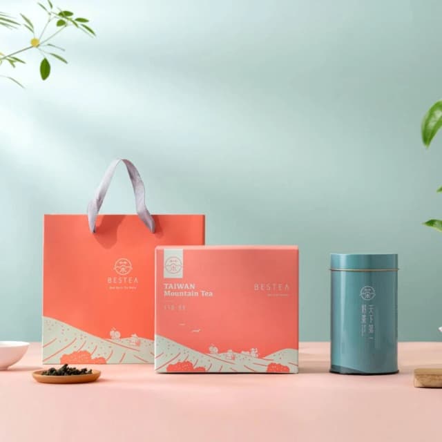 【天下第一好茶】暖心茶山禮盒300g｜質樸好茶×手繪設計｜溫暖獻禮