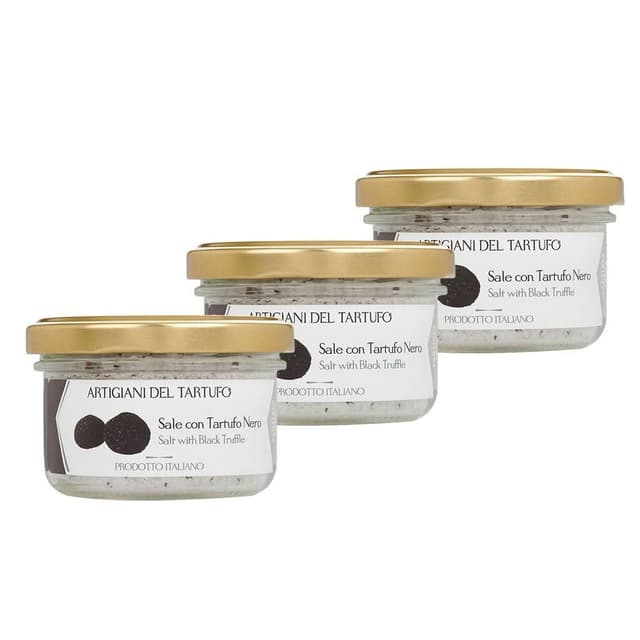 【Artigiani del Tartufo】黑松露鹽100g-3入組 (調味鹽/純素)