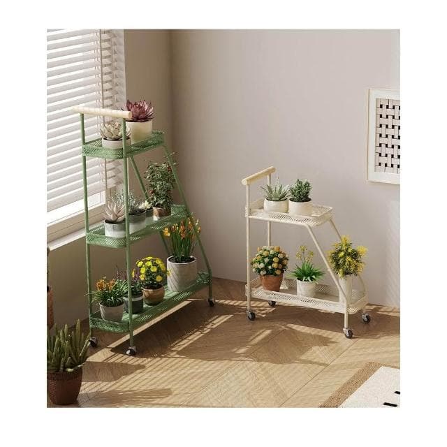 花架 盆栽架 多肉架 落地花架子 可移動花架客廳陽臺置物架落地鐵藝多層花盆架家用多肉植物擺放架