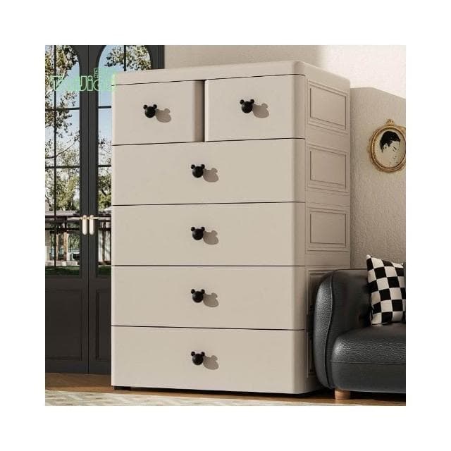 加厚收納櫃 抽屜式寶寶衣櫃 嬰兒衣服多層儲物櫃 兒童衣櫥 家用置物櫃 五斗櫃 置物櫃 抽屜櫃 雜物櫃 層櫃