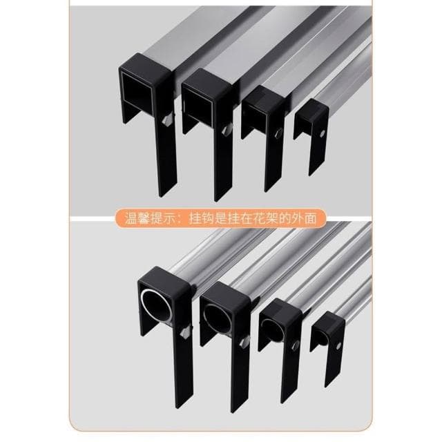 多肉置物架 陽台盆栽架 懸掛花盆架 護欄植物架 鐵藝植物架 窗台欄桿花盆 多肉掛架 窗戶花架 陽台 花架