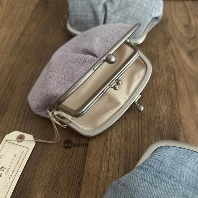 〓樂齊商店〓生日禮物 松野屋 会津木綿親子口金包 情人節禮物 母親節禮物 日本口金包