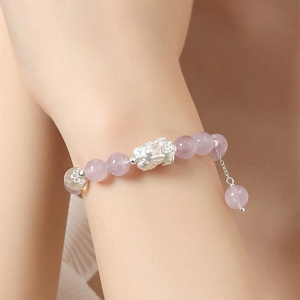 【MoonDy】手鍊 女生手鍊 貔貅手鍊 水晶項鍊 招財納福 轉運珠 情人節禮物