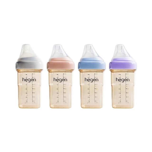 【hegen】金色奇蹟PPSU多功能方圓型寬口奶瓶 240ml