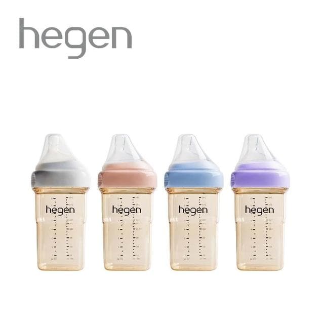 【hegen】金色奇蹟PPSU多功能方圓型寬口奶瓶 240ml