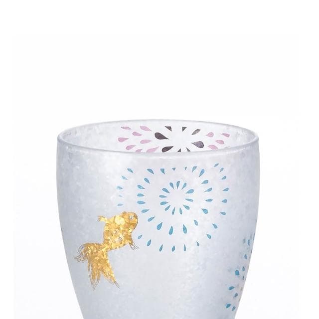 【ADERIA】石塚硝子 花火金魚對杯組 310ml (啤酒杯/玻璃杯/企業採購/商務禮品/婚禮小物)
