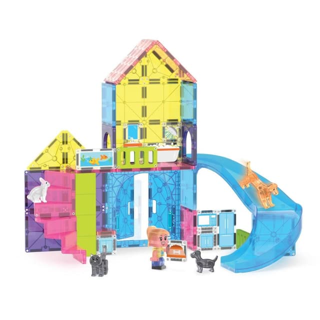 【Magna-Tiles】Combo 磁力積木 寵物遊戲屋50片 磁力片 聖誕禮物 生日禮物 麗兒采家