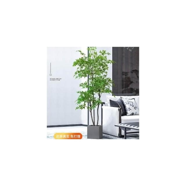 北歐室內盆栽 大型南天竹 仿真綠植 客廳盆栽 落地假植物 傢居裝飾植物 玄關擺件 仿真樹 盆景 室內客廳大型