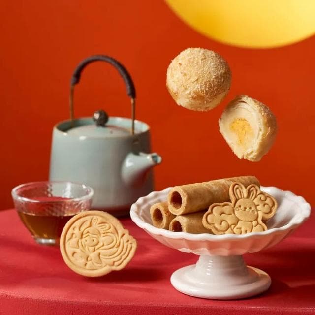 【CHING TSE 青澤】攀雲追月 A禮盒 (267g/金沙酥+鮮奶蛋捲+牛奶餅) (附提袋)