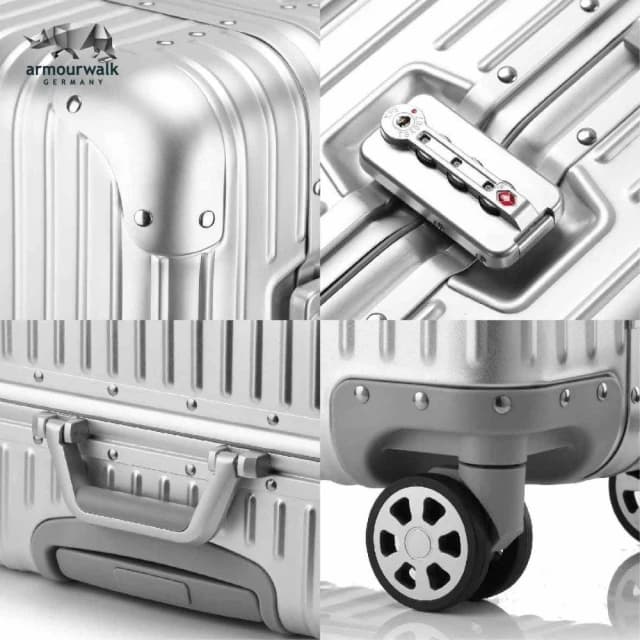 【armourwalk 歐沃】超規格 皇家經典行李箱 航空級鋁鎂合金 20/24/26/29吋 全鋁行李箱 行李箱