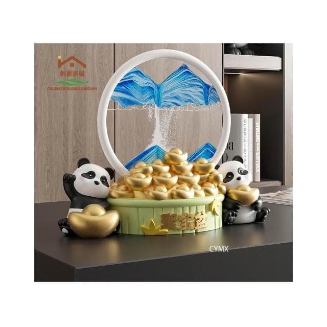 台灣熱賣/高品質  招財貓 客廳裝飾 招財擺飾 流沙畫 入厝禮物 喬遷禮品 玄關擺件  電視櫃擺件 玄關裝飾品 家居飾品