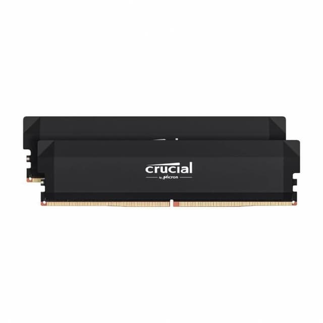 【Crucial 美光】Micron Crucial PRO 32GB (雙通16GB*2) D5 6000/CL36 黑色 散熱片