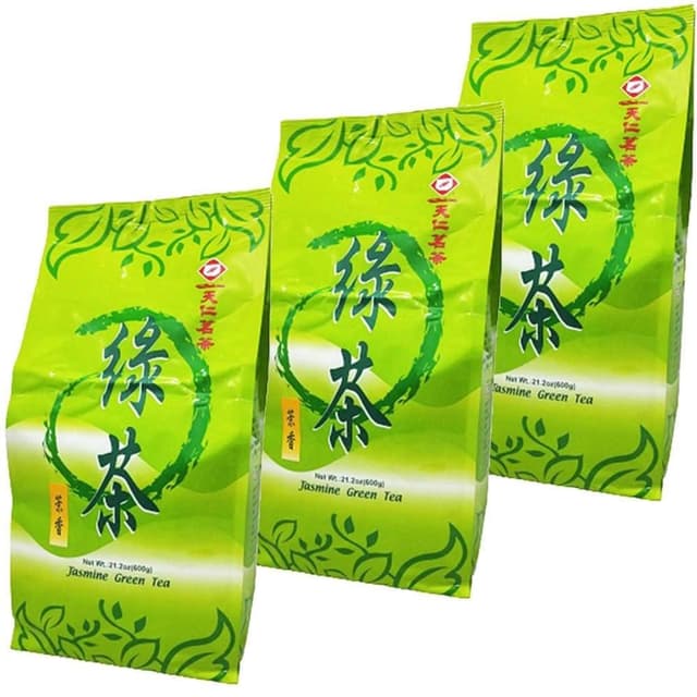 【天仁茗茶】5Cgo🏆天仁茗茶 茉香綠茶 600g X 3入，QL00101488 以纖活綠茶粉合新鮮茉莉花薰製而成/303
