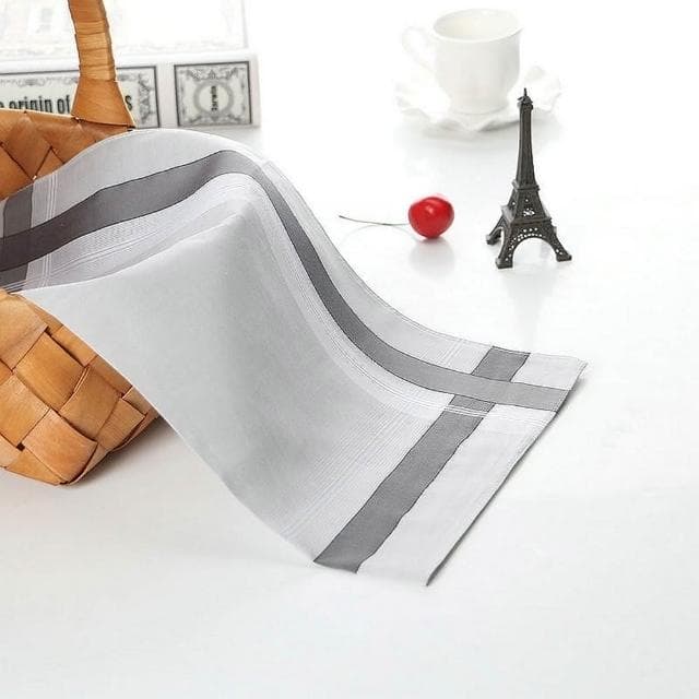 【巴黎精品】現貨秒發 手帕禮盒純棉方巾 單入商務吸汗多彩細膩生日情人節禮物男配件15款p1ae2