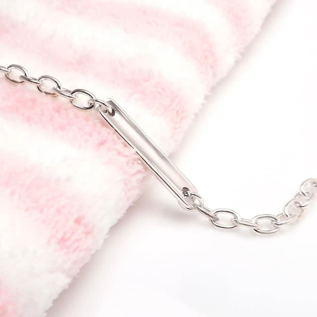 【ART64】純銀兒童手鍊/寶寶手鍊 生日/滿月/彌月禮物推薦 平安竹造型 寬版