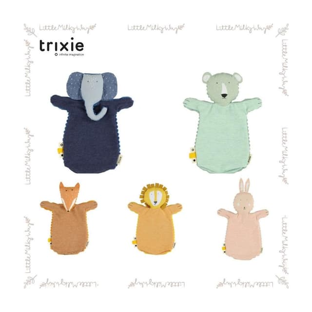 【Trixie 比利時】比利時Trixie - 動物好朋友手偶 彌月禮 送禮 互動 啟蒙玩具