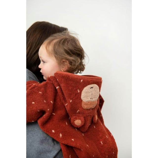 【Trixie 比利時】比利時Trixie - 動物造型有機棉連帽斗篷(多款可選)  彌月禮