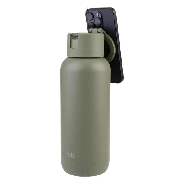 Oasis 三層磁吸陶瓷保溫瓶 1000ml (4色任選;保溫杯/水壺/水瓶)