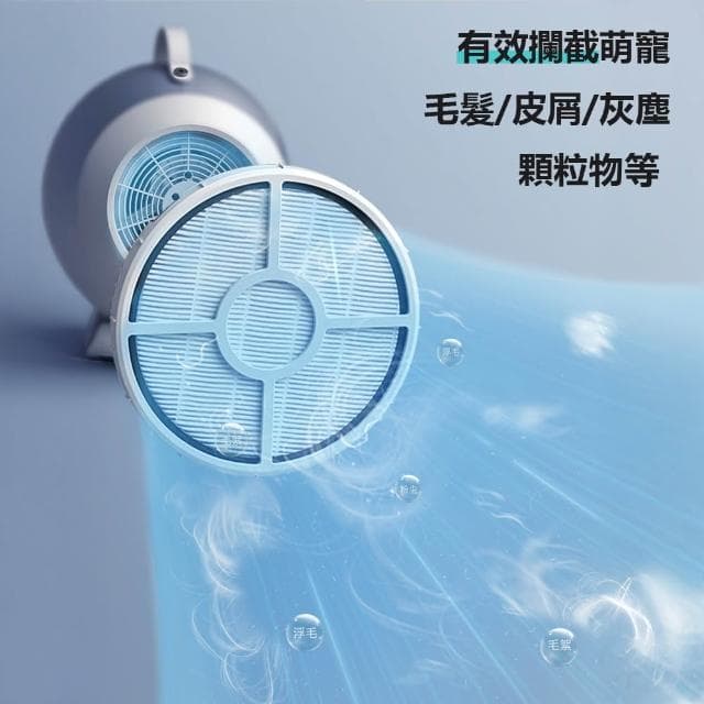寵物雙淨化空氣循環扇 循環扇 淨化器  吸浮毛 寵物用品 空氣淨化 貓狗用品