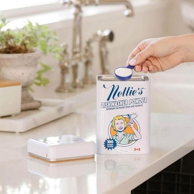 【Nellies】天然洗碗機專用洗碗粉1.6kg-4入組 (洗碗粉/碗盤清潔/餐具清潔)