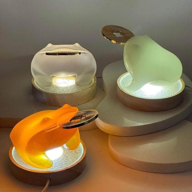 【招財揪吉】會發光的 揪吉夜明 - 禮盒 - 共3色 入厝 開店 搬家 送禮 聚寶