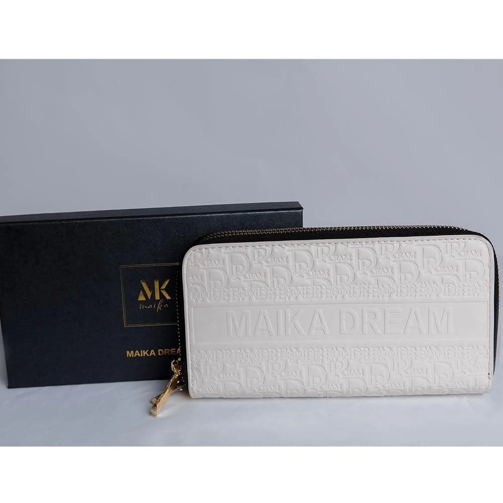 【MK】(活動)新款真皮長款卡包 大容量多卡位雙層零錢包MAIKA DREAM